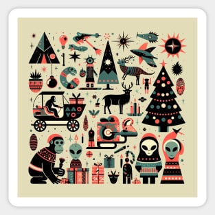 Extraterrestrial Holidays: An Alien Christmas Compilation Sticker